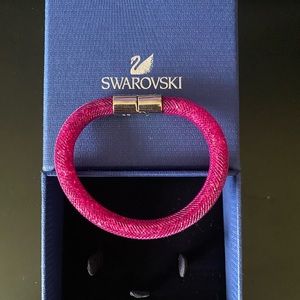 Fuchsia Swarovski stardust bracelet